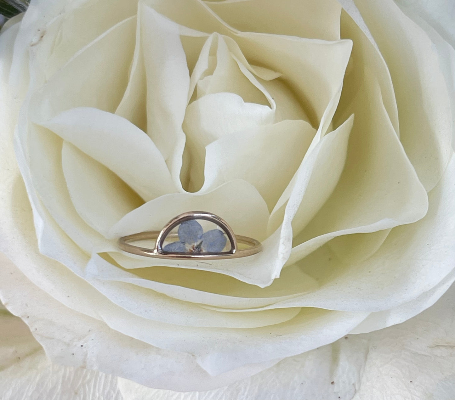 Gold Filled Forget Me Not Ring